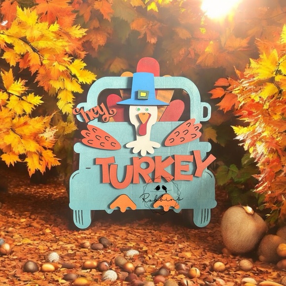 Hey Turkey Fall Decor - Picture 2 of 3